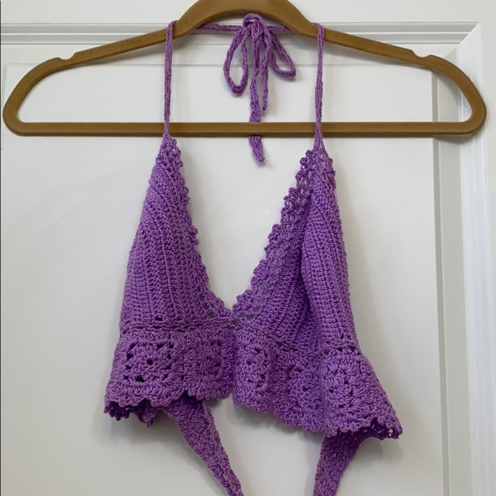 Light purple crotcheted Bralette